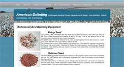 Desktop Screenshot of americandelinting.com